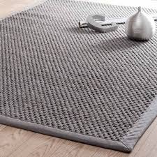 Tapis En Osier De Sisal 160 X 230 Cm Gris En 2020 Tapis Tresse Tapis Osier Tissages De Tapis