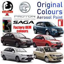 Baru proton saga 2016 walk around exterior interior youtube. Proton Saga Touch Up Aerosol Spray Paint Original Factory All Colours Shopee Malaysia