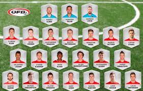 Fifa 21 deutschland em kader. Osterreich Kader Fur Wm Quali 2018 Vs Wales Serbien Ohne Anderungen