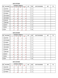 Cara membuat daftar absen untuk 1 bulan di excel lengkap, cara membuat daftar hadir untuk 1 bulan di excel lengkap, tutorial excel bahasa indonesia, bang ontak Contoh Buku Arisan Mingguan Cara Golden
