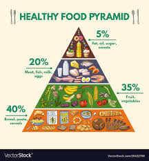 Healthy Food Pyramid Infographic Pictures With