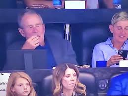 Laughing with George W. Bush ...