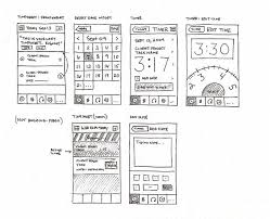 Harvest Iphone App Sketches Wireframe Wireframe Design Wireframe Sketch