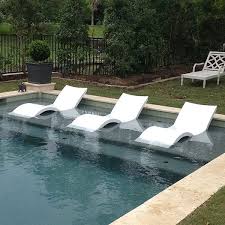 For sure, guests will always be looking forward to get into the waters of your pool and lounge on your comfy chairs. Chaise Lounge Ledge Lounger Outdoor Lounges Pool Patio Homeinfatuation Com Pool Patio Furniture Pool Lounge Pool Chaise