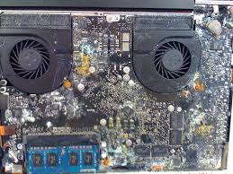 The moisture should leave the computer naturally. Water Damage Macbook Pro