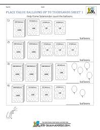 Free Math Place Value Worksheets 3rd Grade