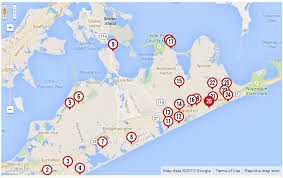 Celebrity Homes Of The Hamptons Custom Google Map Interactive Map The Hamptons