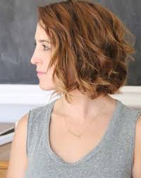 Red angled pixie cut for wavy hair. 20 Chic Wavy Bob Haircuts For All Styles Weekly