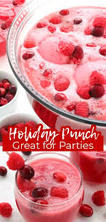 Holiday Punch Recipe Sherbet Punch Recipes Punch Recipes Holiday Punch
