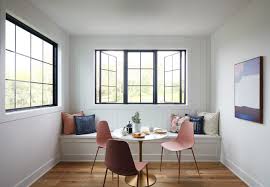clever kitchen seating idea: banquette