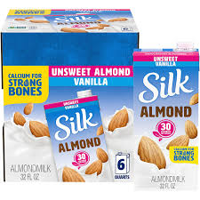 But in a sea of brands, which one should you choose? Silk Almond Milk Unsweetened Vanilla 32 Fluid Ounce Pack Of 6 Vanilla Flavored Non Dairy Almond Milk Dairy Free Milk Amazon Com Grocery Gourmet Food