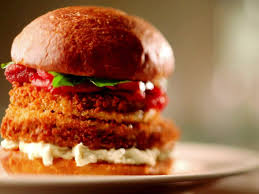 Deconstructed Eggplant Parmesan Sandwich Recipe Food Network Recipes Recipes Food