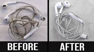 How To Easily Clean Earphones Wire Looks Brand New Youtube