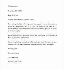 Leave Of Absence Letter For Personal Reasons New Leave Of Absence Letter 8 Download Free Documents In In 2020 Letter Templates Free Lettering Return To Work Form