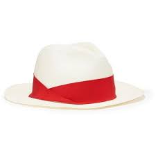 Sensi Studio Ribbon Toquilla Straw Panama Hat 280 Liked On Polyvore Featuring Accessories Hats White White P Summer Straw Hat Straw Panama Hat Hat Band