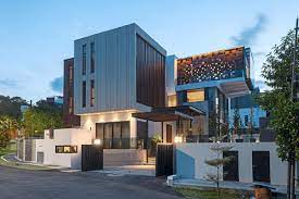 House at upper bukit timah. Kl S House 1a Gets An A For Its Elegant Aesthetics And Striking Geometric Facade The Star