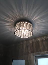 Home Decorators Collection 3 Light Polished Chrome And Crystal Flushmount 1001397596 At The Hom Bedroom Ceiling Light Bedroom Light Fixtures Chandelier Bedroom