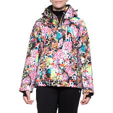 Sunice Multi Printed Mirage Stretch Ski Jacket For Women