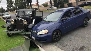 The corolla 2020 has the feature of panic mode in the key fob. Toyota Corolla Crashes Into Parked 1931 Ford Model A