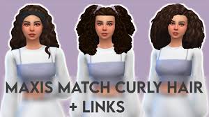 Unlike our daily life, sims 4 hair mods also include different hairstyles for your sim character. Maxis Match Curly Hair Custom Content Showcase Links The Sims 4 Sirin Youtube