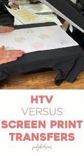 Heat Press Transfers Vs Heat Transfer Vinyl Heat Press Business Poofy Cheeks Heat Transfer Vinyl Shirts Diy Screen Printing Printable Heat Transfer Vinyl