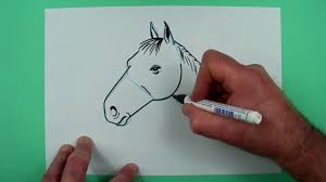 Pferdebilder zum ausmalen für kinder. Wie Zeichnet Man Ganz Leicht Einen Pferdekopf Zeichnen Fur Kinder Youtube