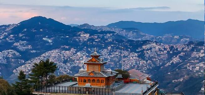 Shimla hill station, part of the Delhi to Shimla-Manali Himachal Trip Cost itinerary