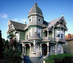 Victorian house with a large front porch and open deck tower located in san antonio, texas. Victoriana Miss Moss Victorian Homes Victorian Style Homes Victorian Architecture