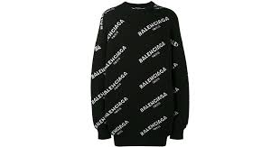 Luxurious and oversized knit hoodie in a velvety corduroy fabric. Balenciaga Logo Sweatshirt Cheap Online