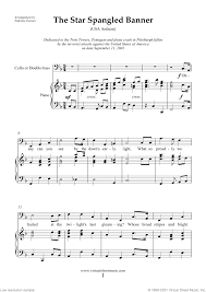 After g, you get back to a and start the whole process sheet music is a system for writing and reading music. Free Smith The Star Spangled Banner In F Usa Anthem Sheet Music For Cello Or Double Bass And Piano