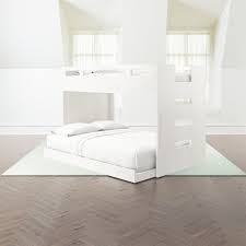 Choose from contactless same day delivery, drive up and more. Abridged White Glaze Twin Over Full Bunk Bed Crate And Barrel