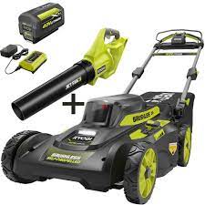 But several other brands, including dewalt, dr, makita, ryobi, toro, and newcomer hart. Ryobi Self Propelled Lawn Mower Cordless Blower 40 Volt 6 0 Ah Battery Charger Ebay