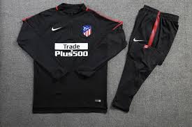 This is the new atletico de madrid away kit by nike. Atletico Madrid 17 18 Black Half Zip Training Suit Buy Jersey Strabanesoccerjerseys Com