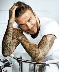 David beckham is a retired professional football (for those in the united states, that would be soccer) player, businessman, actor, spokesperson, and model. Pin By Biggi On David Beckham Tattoo Sleeve Men David Beckham Beckham