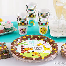 Full of safari theme ideas including decorations, foods and gift ideas. Jungle Animals Baby Shower Ideas Party City