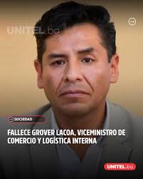 Falleció el viceministro de Comercio y Logística Interna, Grover Lacoa. El  deceso se confirmó este viernes 2 de mayo. Aunque, se conoció que la  autoridad estaba delicada de salud desde mediados de