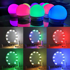 Vanity light bulbs stick on. Krofaue Rgbw Usb Led Vanity Mirror Lights Bulbs Make Up 10 Led Kit Bulbs Stick On Mirror Vanity Dimmable Lamp Bulbs Colorful Hollywood Style Makeup Rgbw Amazon Com