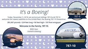 You just might fly with our newest fleet member, depending on the season. United Airlines Takes Delivery Of First 787 10 Dreamliner Wings Journal