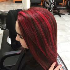 70 Sensational Red Highlights Styles Flames In Your Hair Ash Blonde Highlights Black Red Hair Red Hair With Highlights