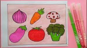 Home buah gambar mewarnai buah untuk anak tk dan sd terbaru 2019. Cara Menggambar Dan Mewarnai Sayuran Untuk Anak Anak Youtube