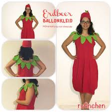 In dieser güteklasse, können sie auch halloween produkte finden. Kostum Erdbeere Ballonkleid Nahanleitung Fur Alle Grossen Shesmile