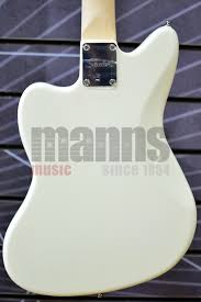 Squier mini jazzmaster hh in olympic white. Fender Squier Mini Jazzmaster Hh Olympic White Maple Mann S Music