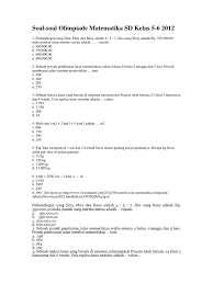 We did not find results for: Soal Olimpiade Matematika Sd Penyisihan