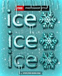 Frozen Ice Photoshop Styles Free Download Photoshop Styles Photoshop Free Photoshop