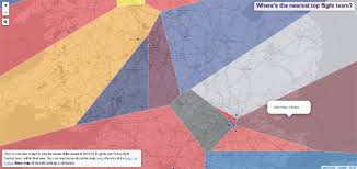 From 1992 to this season, the premier league teams and their home courts are beautifully mapped. Maps Mania Which Football Team Should I Support