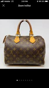 Gpc Louis Vuitton Monogram Speedy 25 Made In France Date Code Sp0020 In Overall Good Condition Item Monogram Speedy 25 Louis Vuitton Louis Vuitton Monogram