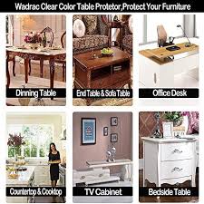 Regardless of its level of use, appearance and condition of the table should attract diners, not discourage them. 24x36 Clear Plastic Table Protector For Dining Room Table Pvc Tablecloth Cover Glass Vinyl Easy Clean Non Slip Furniture Topper Pad For Children Writing Desk Coffee Table Mat Oblong Rectangular Table Pads