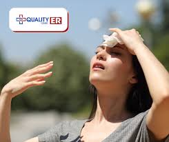 Stay cool and hydrated this summer. Dehydration can strike quickly in the  heat. For severe symptoms like dizziness or fainting, turn to Quality Care  ER for fast treatment. Visit https://www.qualitycare-er.com/s/n0w1u1i