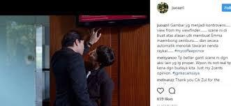 Menurut michael, dia memahami sensitiviti masyarakat dan tidak akan sesekali memuatkan adegan sebegitu dalam karyanya. Ada Sebab Babak Cium Fattah Janna Nick Dibuat Hiburan Mstar