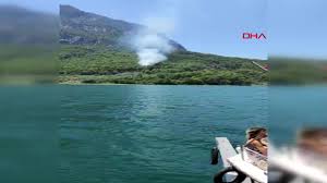 Ekiplerin müdahalesi ile yangın kısa sürede söndürüldü. Mugla Nin Koycegiz Ilcesinde Yangin
